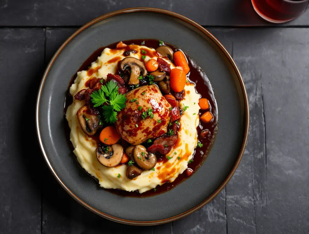 Coq au Vin (Hvenegaard Mad)